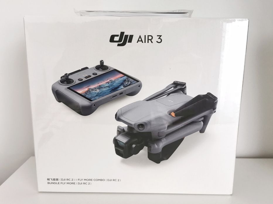 Dron DJI AIR 3 FMC Fly More Combo RC2 - nowy, gwarancja