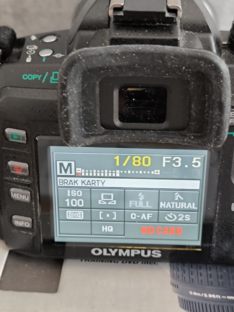 Olympus E-510 lustrzanka cyfrowa obiektyw 14-42   40-150 filtr