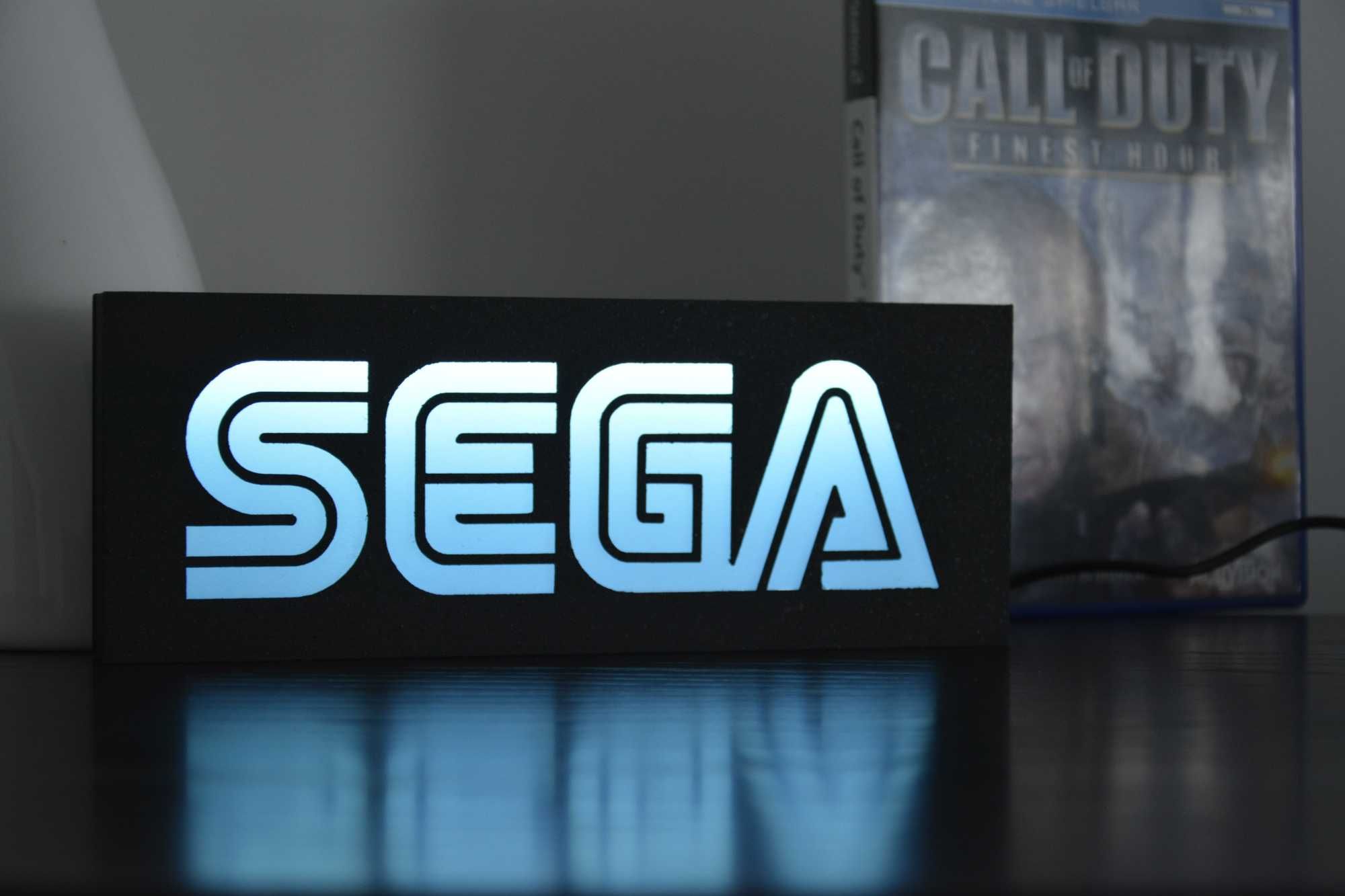 Playstation xbox nintendo sega | caixa luz decorativa