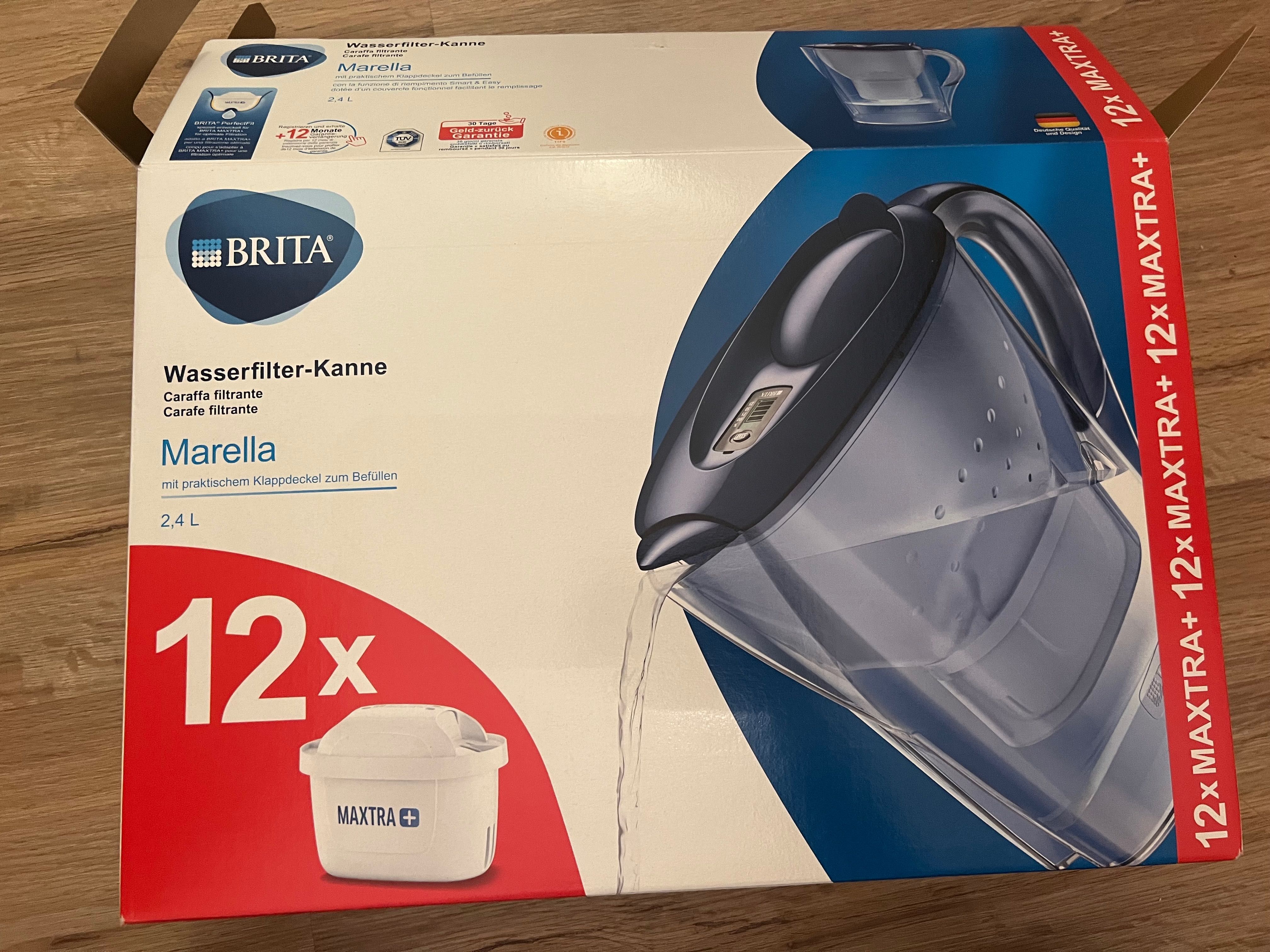 Brita Marella pakiet roczny z 12 wkładami MAXTRA zestaw nowy