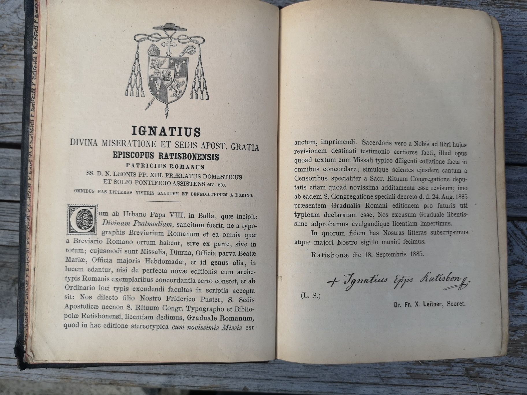 Graduale romanum 1886r.