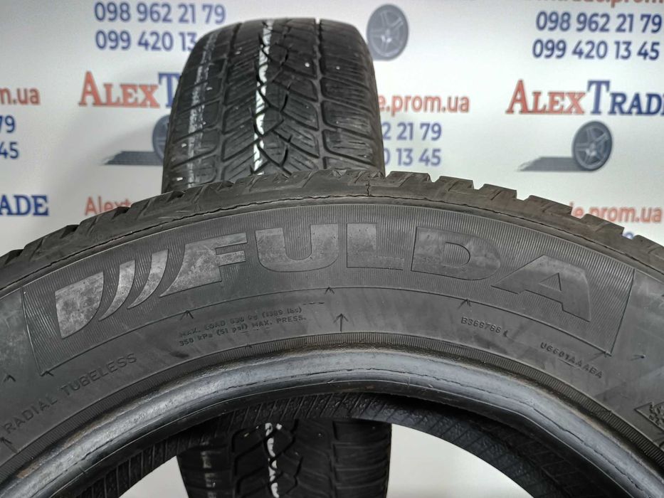 2 шт. 205/60 R16 Fulda Kristall Control HP2 зимові шини б/у, 2021 рік