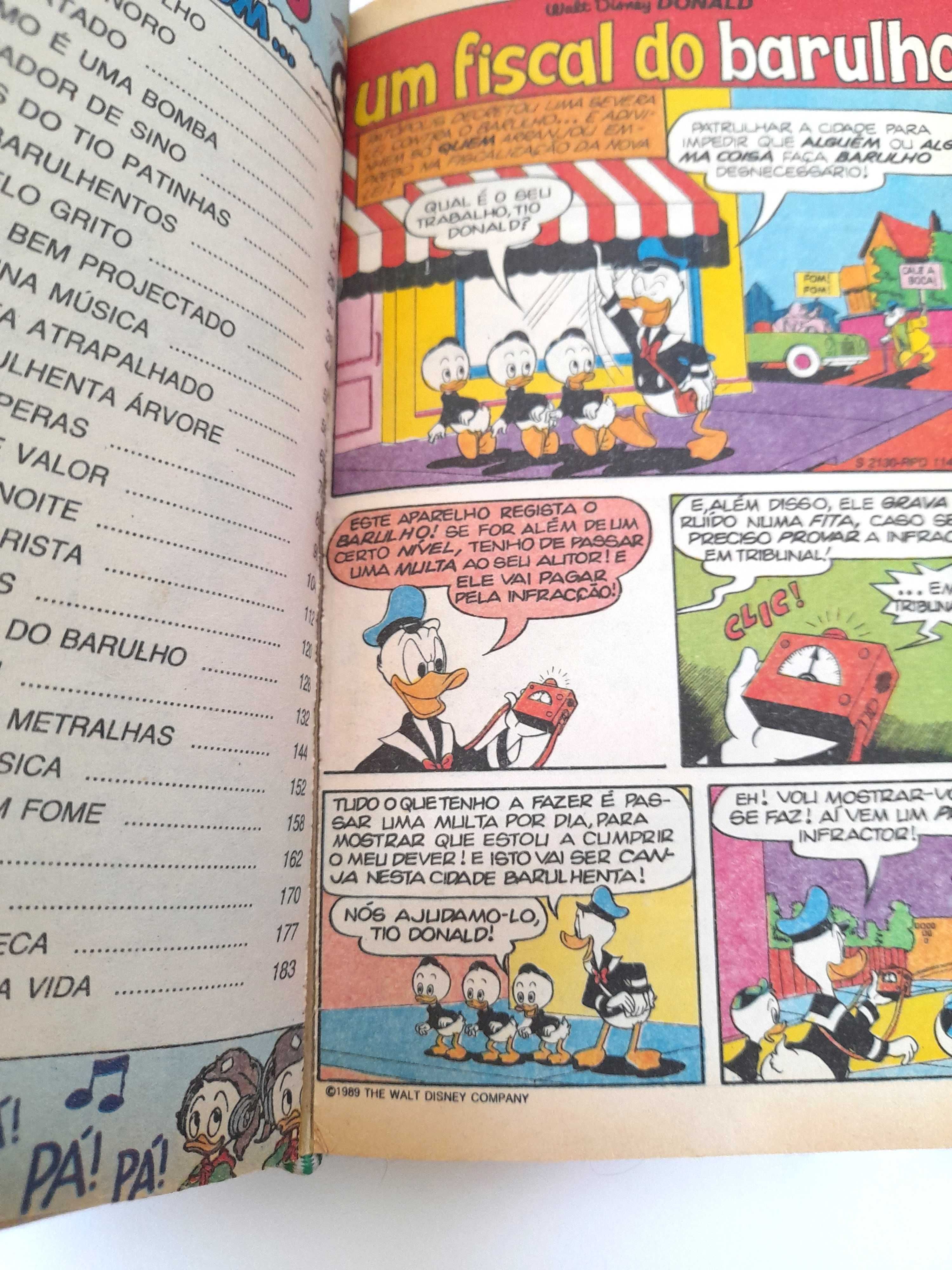Livro Vintage de BD Disney Especialíssimo Número 31 Coleção Anos 80
