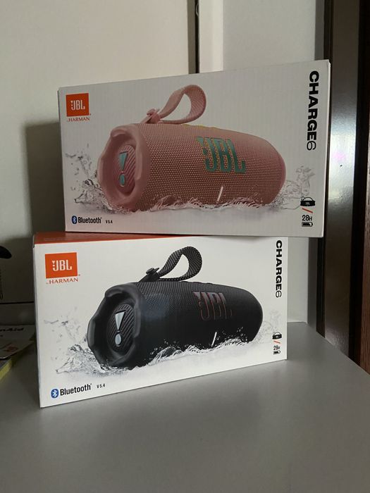 Jbl Charge 6 | Czarny / Różowy.