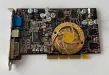 Ait Radeon 9800 PRO AGP karta graficzna 128 mb 256 bit