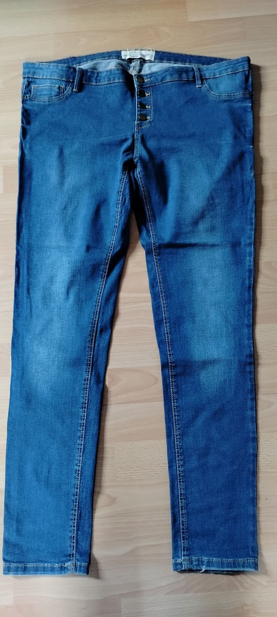 Ładne Duże Spodnie Dżinsowe Janina Skinny 48 stan idealny