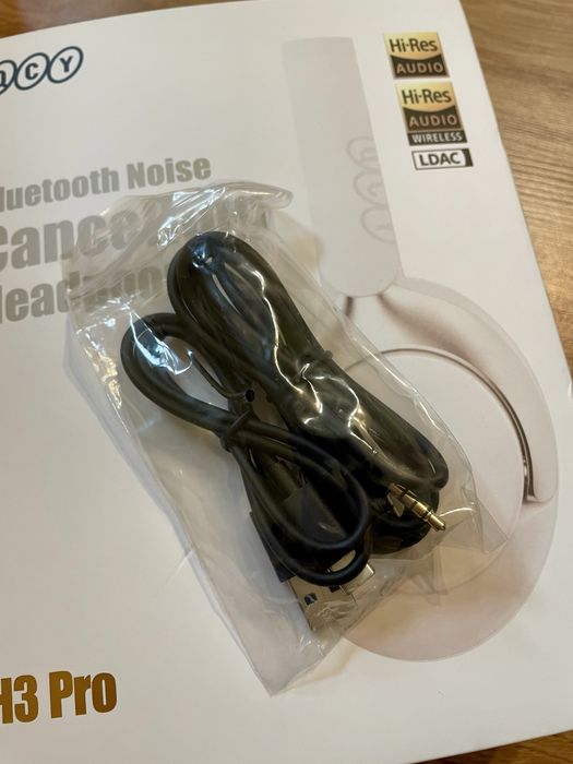 Słuchawki bezprzewodowe QCY H3 Pro ANC Nauszne Bluetooth 5.4 białe