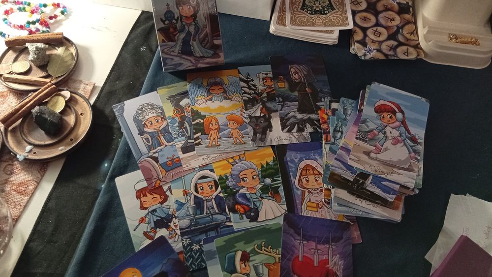 Tarot tamanho grande com Caixa Rigida