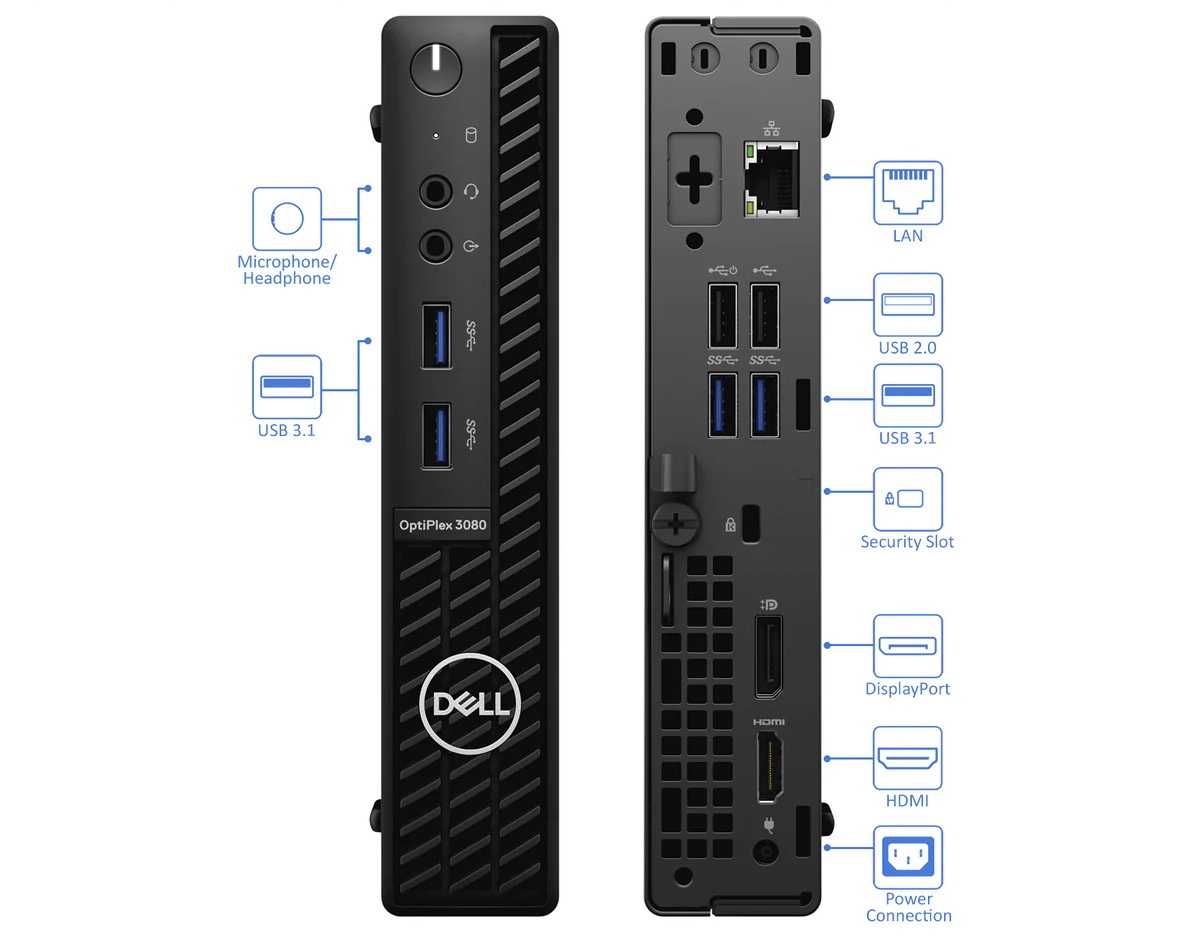 Dell OptiPlex 3080 MFF - Core i3-10100T 3,8G/8GB/SSD 256GB/на гарантии