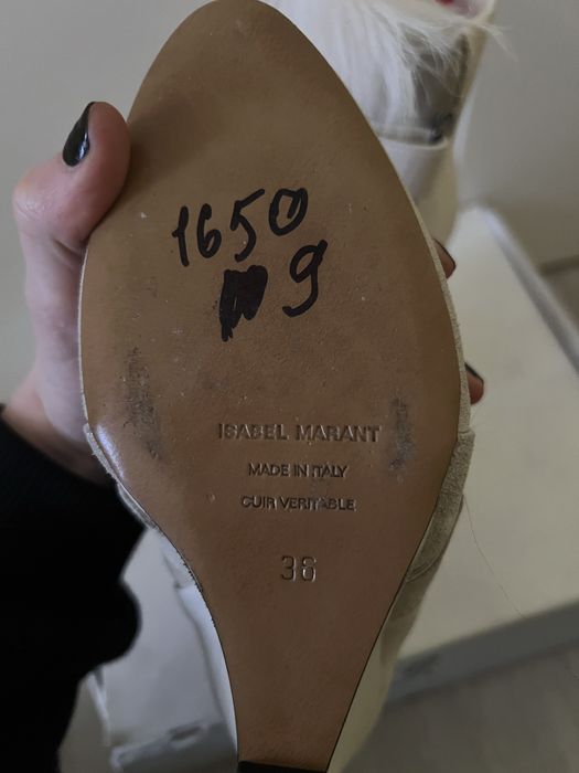 снікерси isabel marant на танкетці з хутром