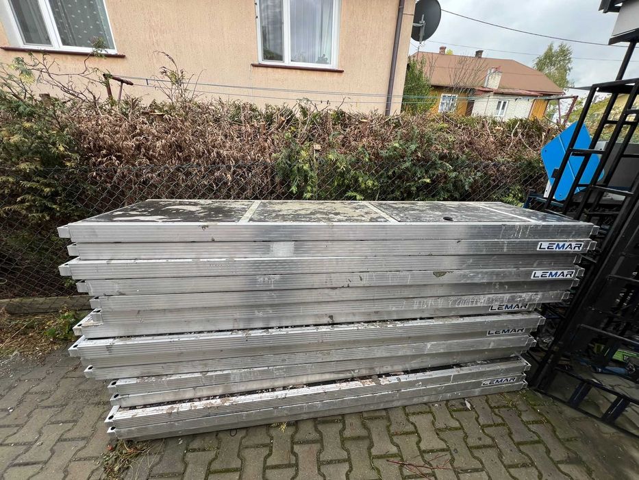 Rusztowanie Aluminiowe Elewacyjne Lemar Duży Zestaw