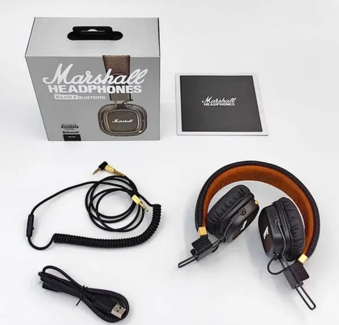 Bluetooth Навушники Marshall MAJOR 2 Brown