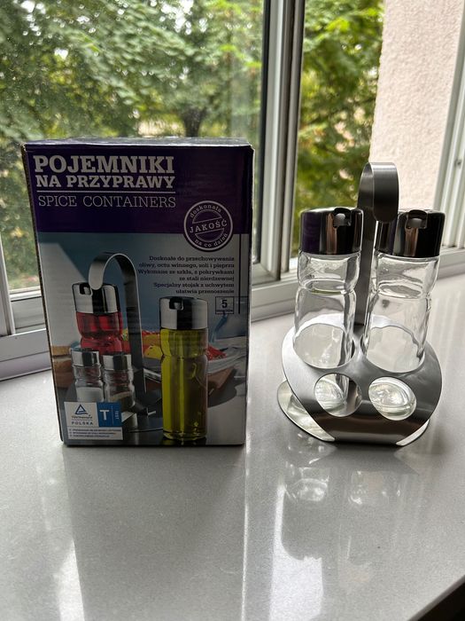 Nowy zestaw na przyprawy ze stojakiem Vershold