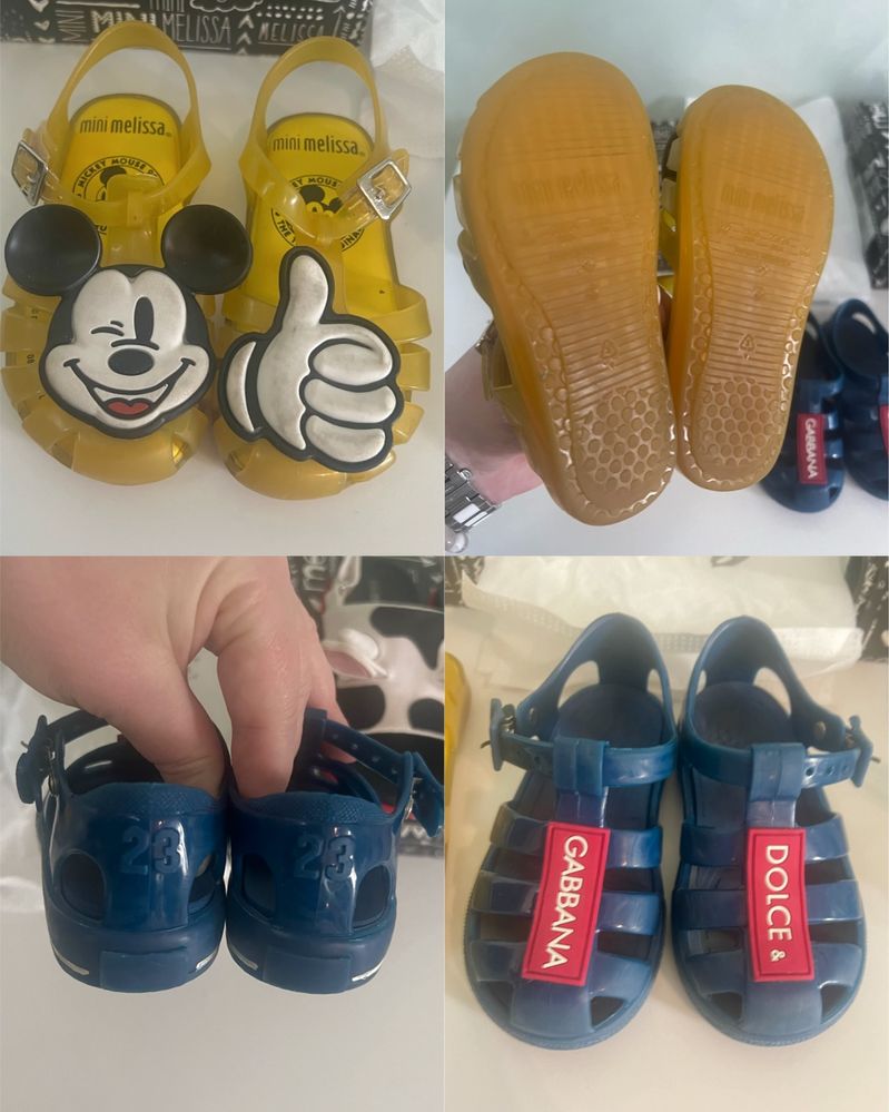 Босоніжки D&G 22 р. З запахом цукерок Mini Melissa Mickey 9 - 25/26 р