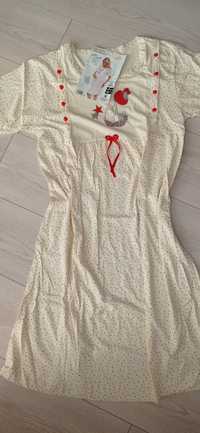 Рубашка ночнушка туника для беременных кормления