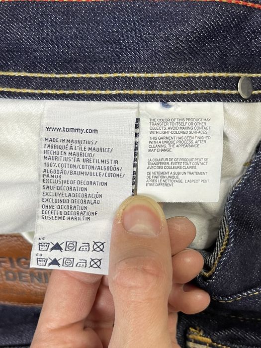 Tommy hilfiger denim джинсы штаны w34 l30 размер синие оригинал