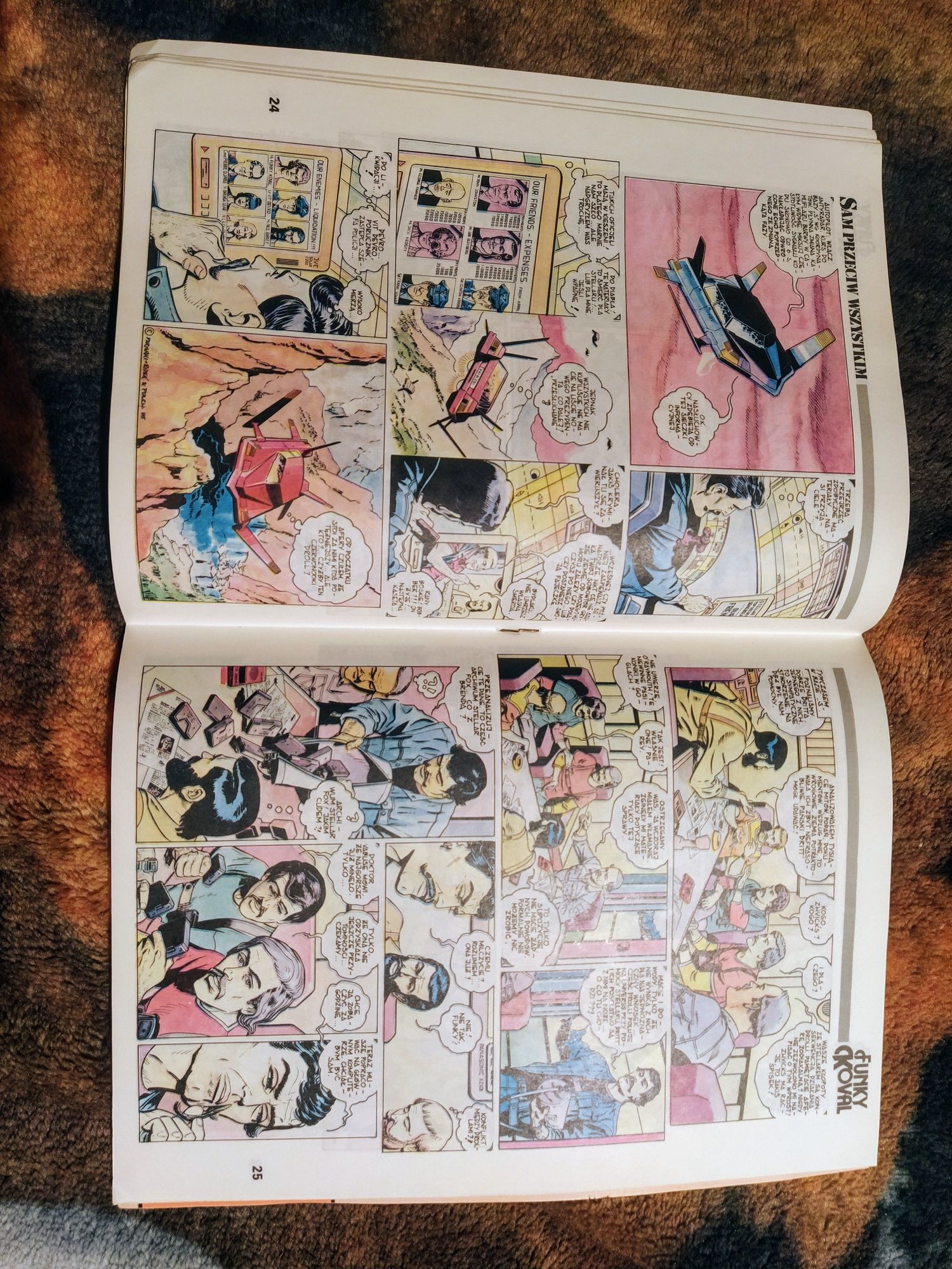 Komiks funky koval sam przeciw wszystkim 1988