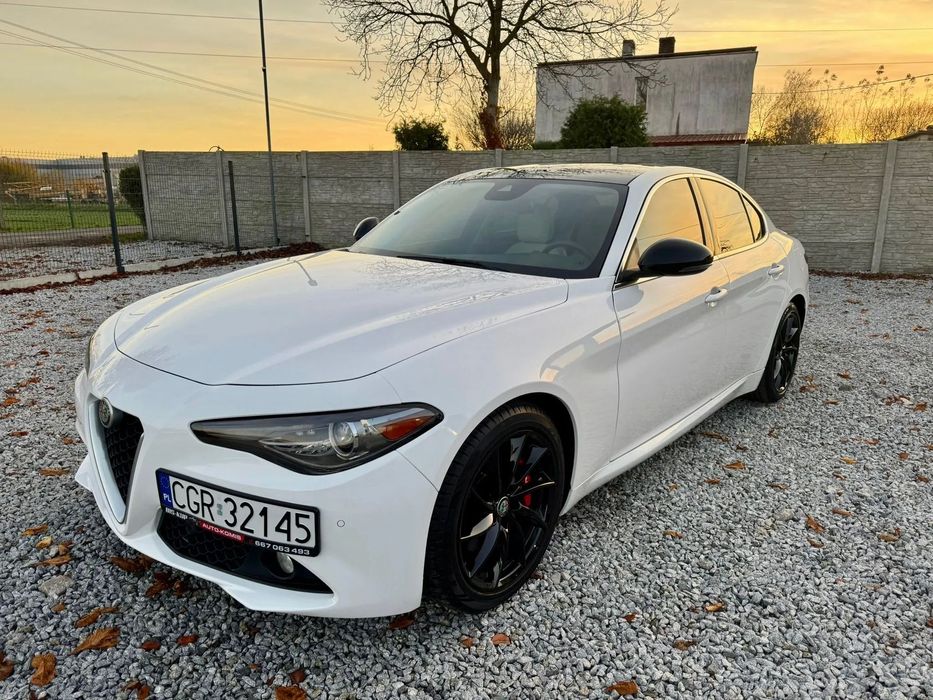 Alfa Romeo Giulia Alfa Romeo Giulia /Panorama / jasny środek / niski przebieg / 2.0 benz