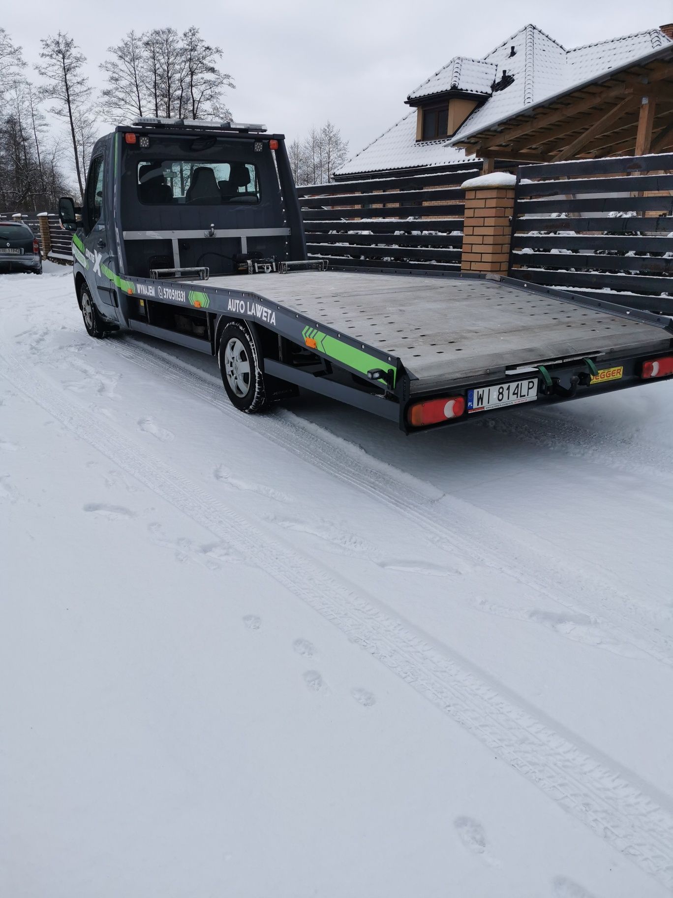 Autolaweta / laweta  wynajem, transport. Wypożyczalnia