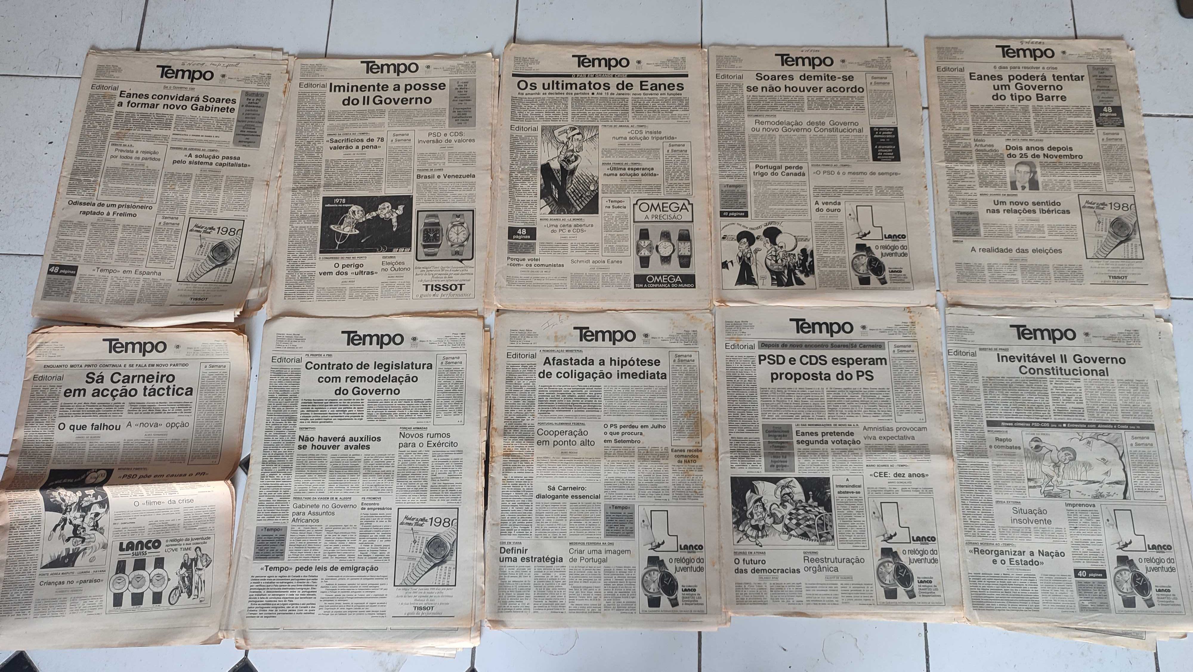 54 Jornais Tempo - Anos 70 e 80