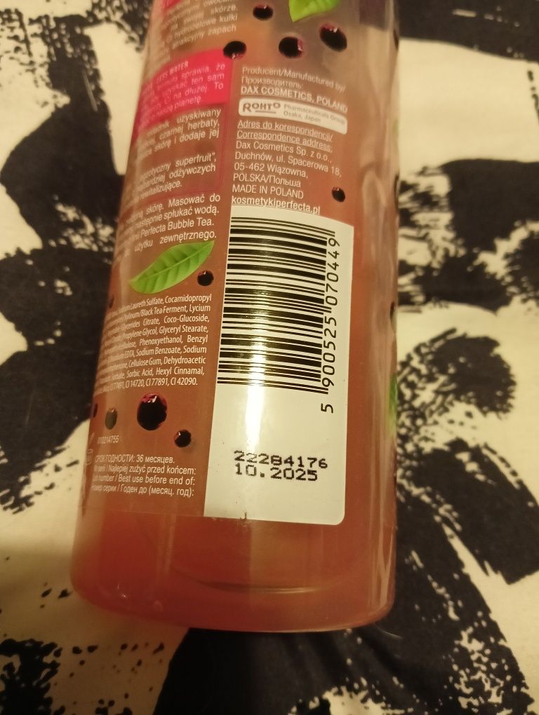 Bubble tea żel pod prysznic perfecta