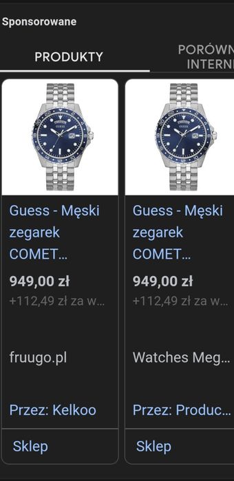 Guess Comet zegarek męski
