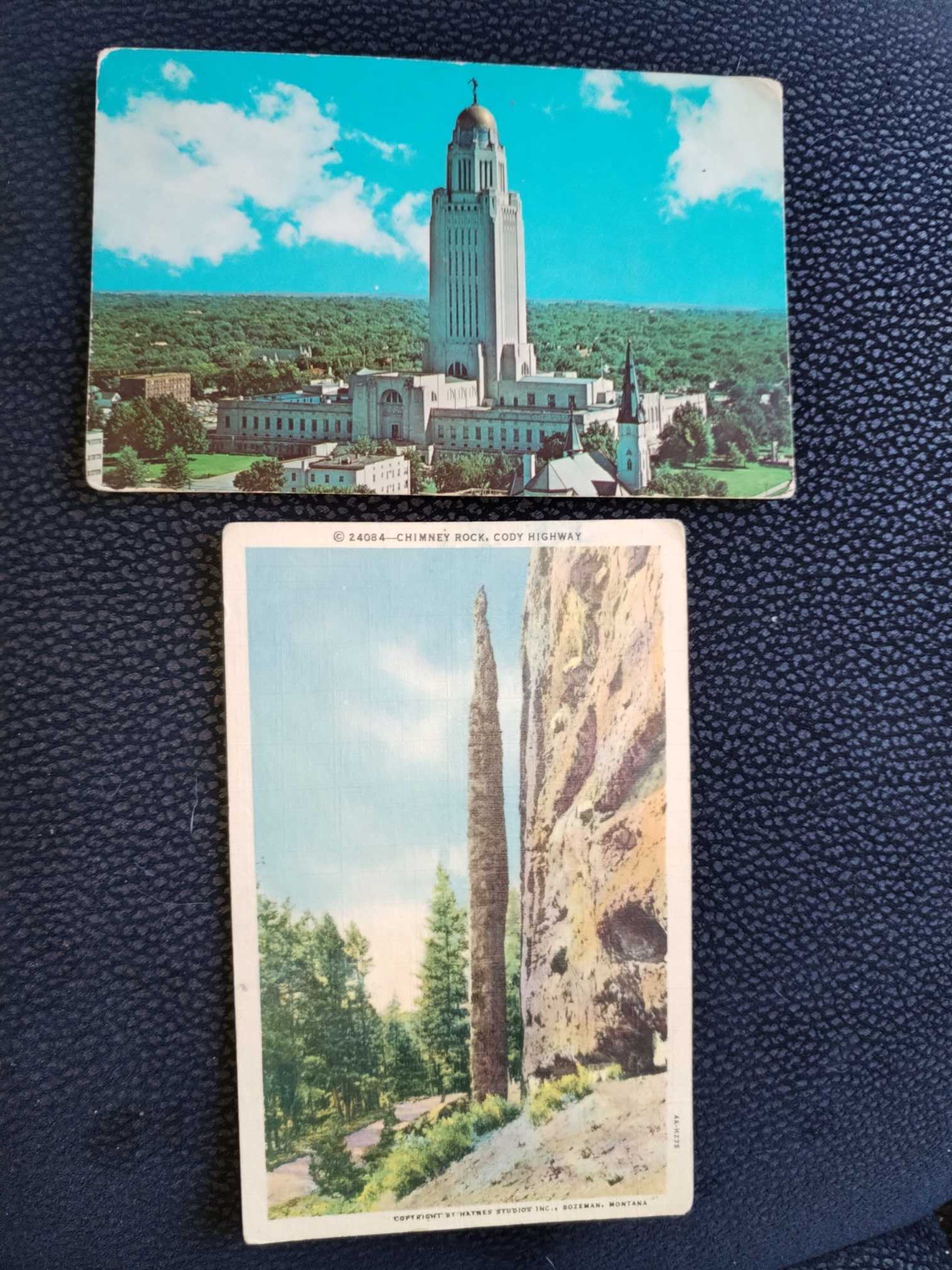 2 pocztówki USA - lata 50/60 -te