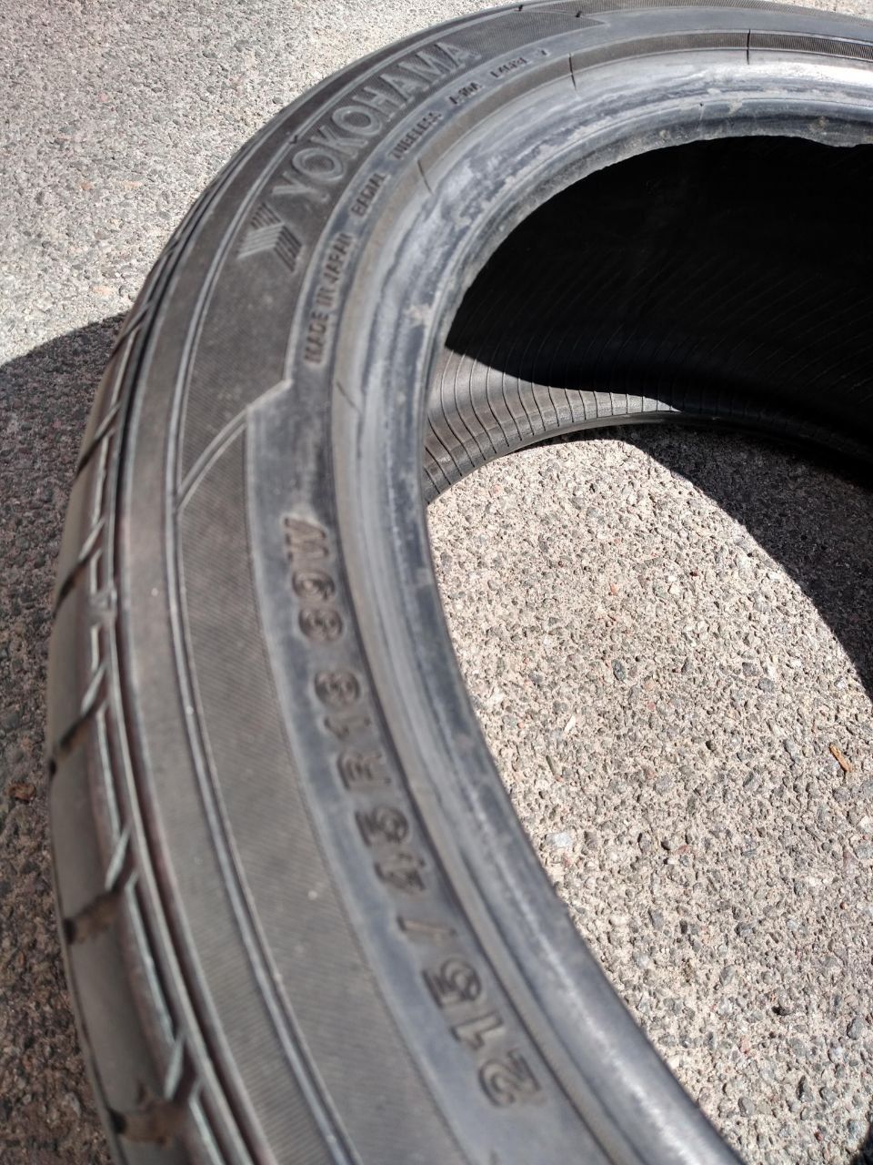 215/45 R18 Yokogama Advan A10 1шт распаровка одиночка