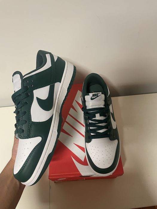 Nike dunk low - green/white