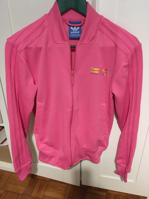 Casaco rosa da marca Adidas (original) do tamanho S/M