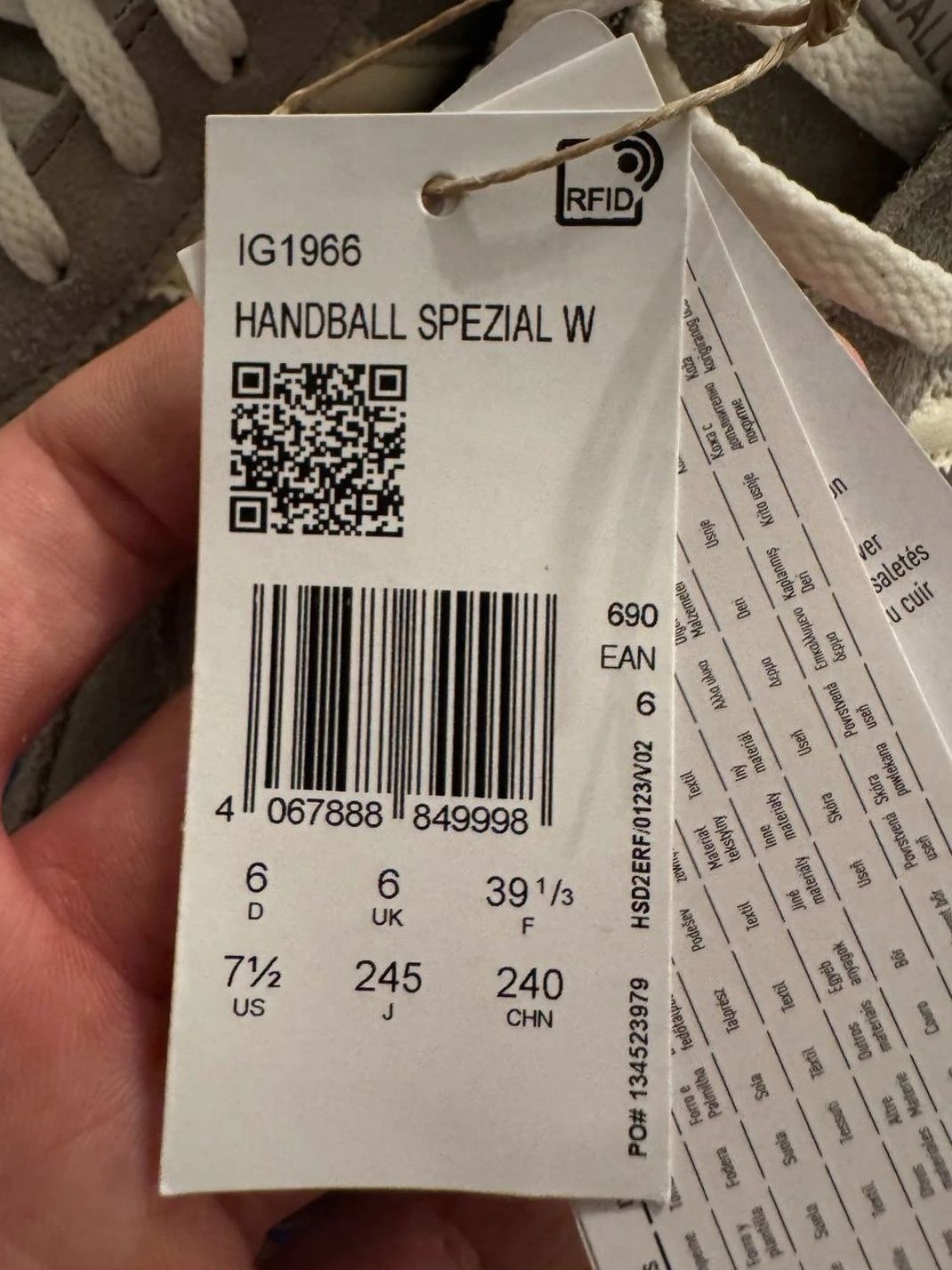 Adidas Handball Spezial 39 1/3 nowe
