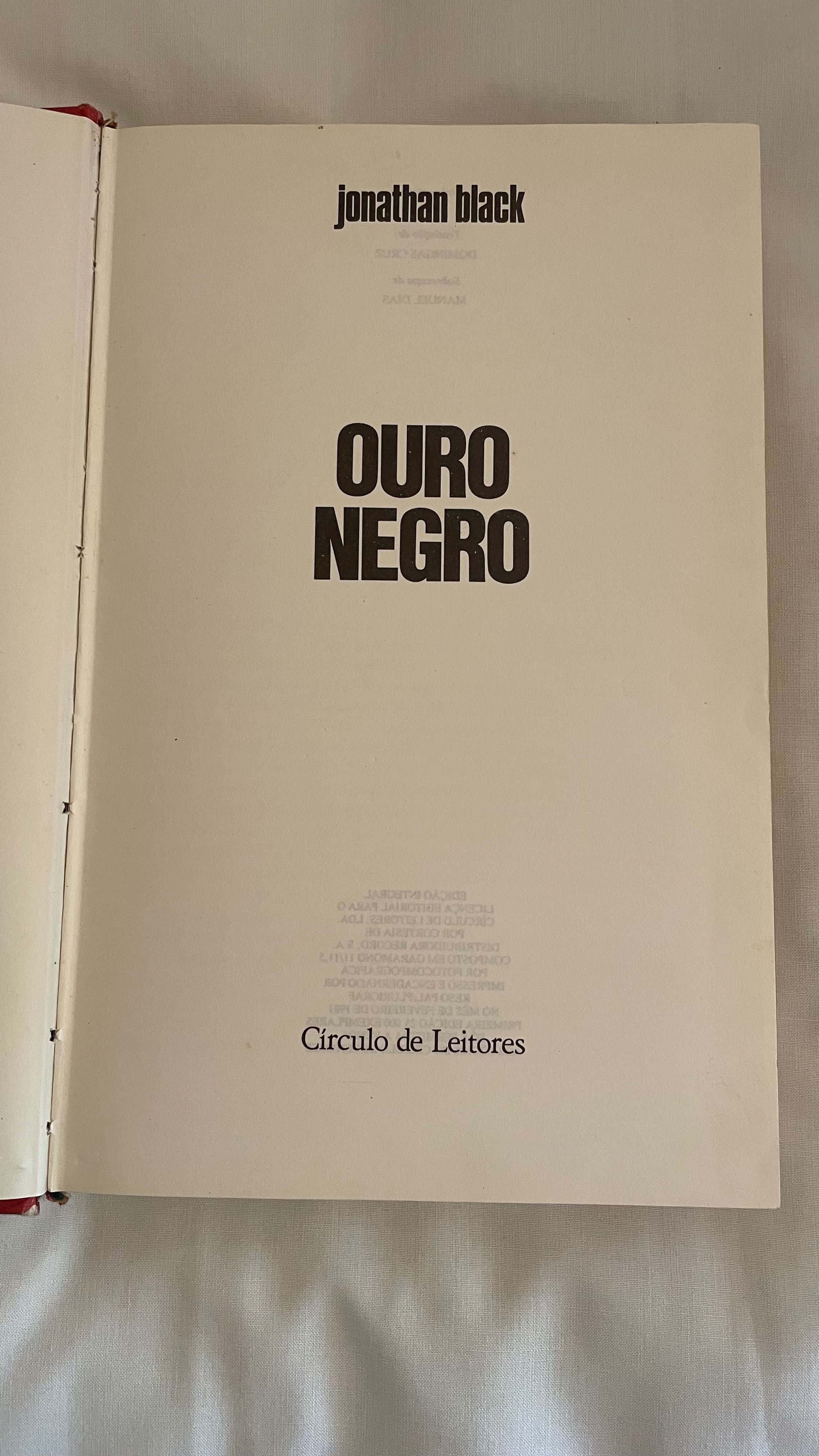 Livro Ouro Negro
