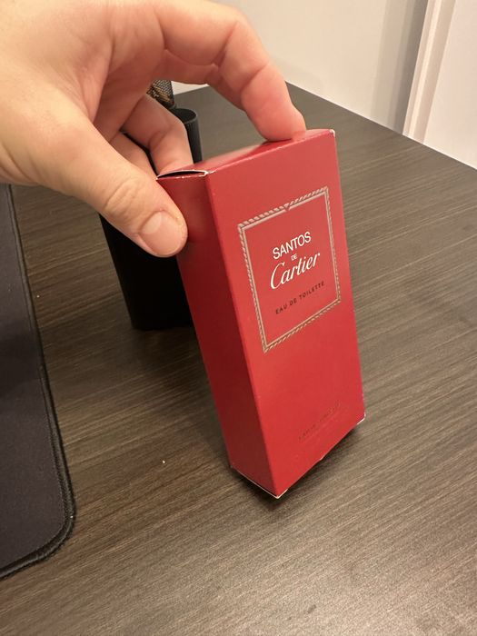 Flakonik po perfumach i kartonik Santos de Cartier 100 ml