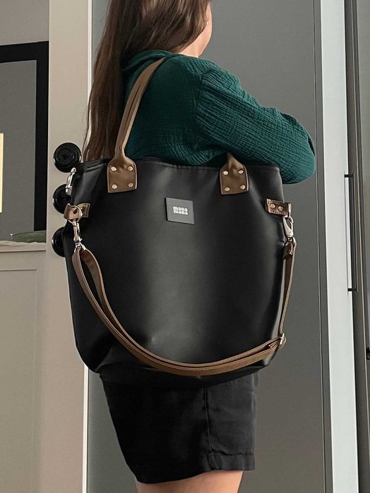 NOWA Torba worek Mana Mana na ramię (mieści A4, laptopa 13") rozm. L