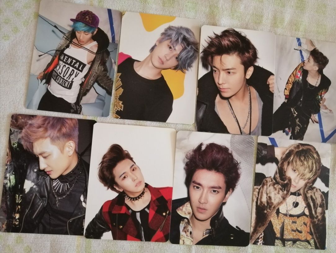 Photocards Super Junior K-Pop (LER DESCRIÇÃO)