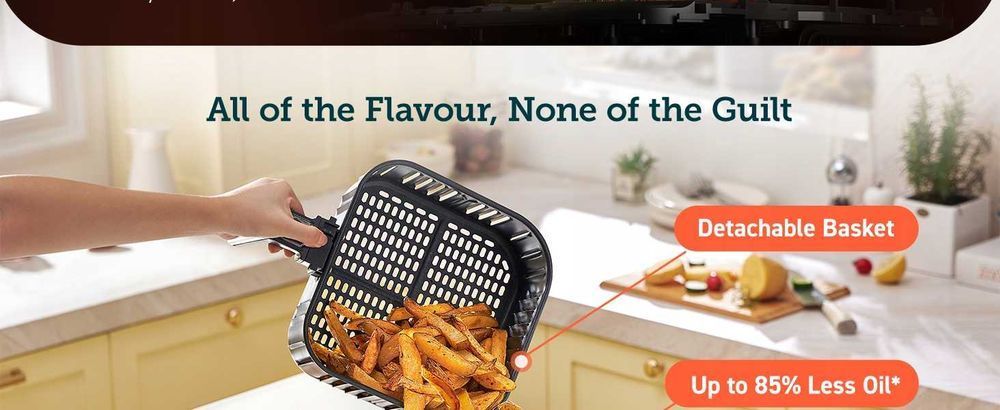 Frytkownica Beztłuszczowa Air Fryer COSORI 5.5L 1700W 11w1 + Przepisy