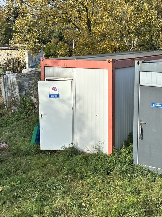 Kontener socjalny- 3 sztuki- biuro, szatnia, magazyn