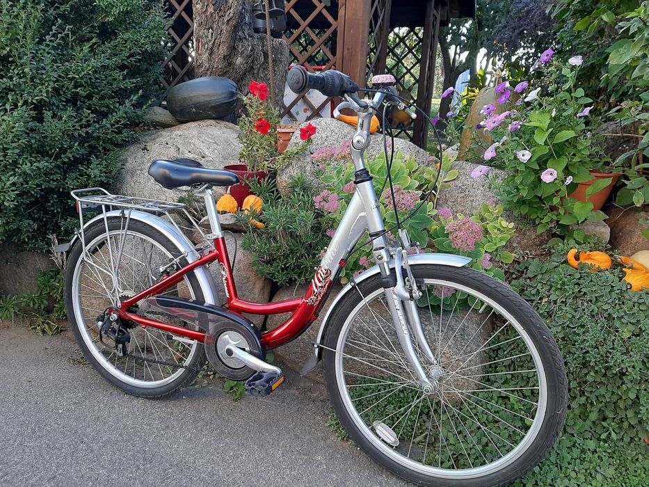 Rower Dziewczynka 24" jak NOWY Unibike