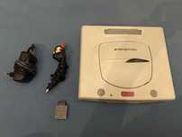 Konsola sega saturn + saturn PSU i adapter do bezprzewodowego pada