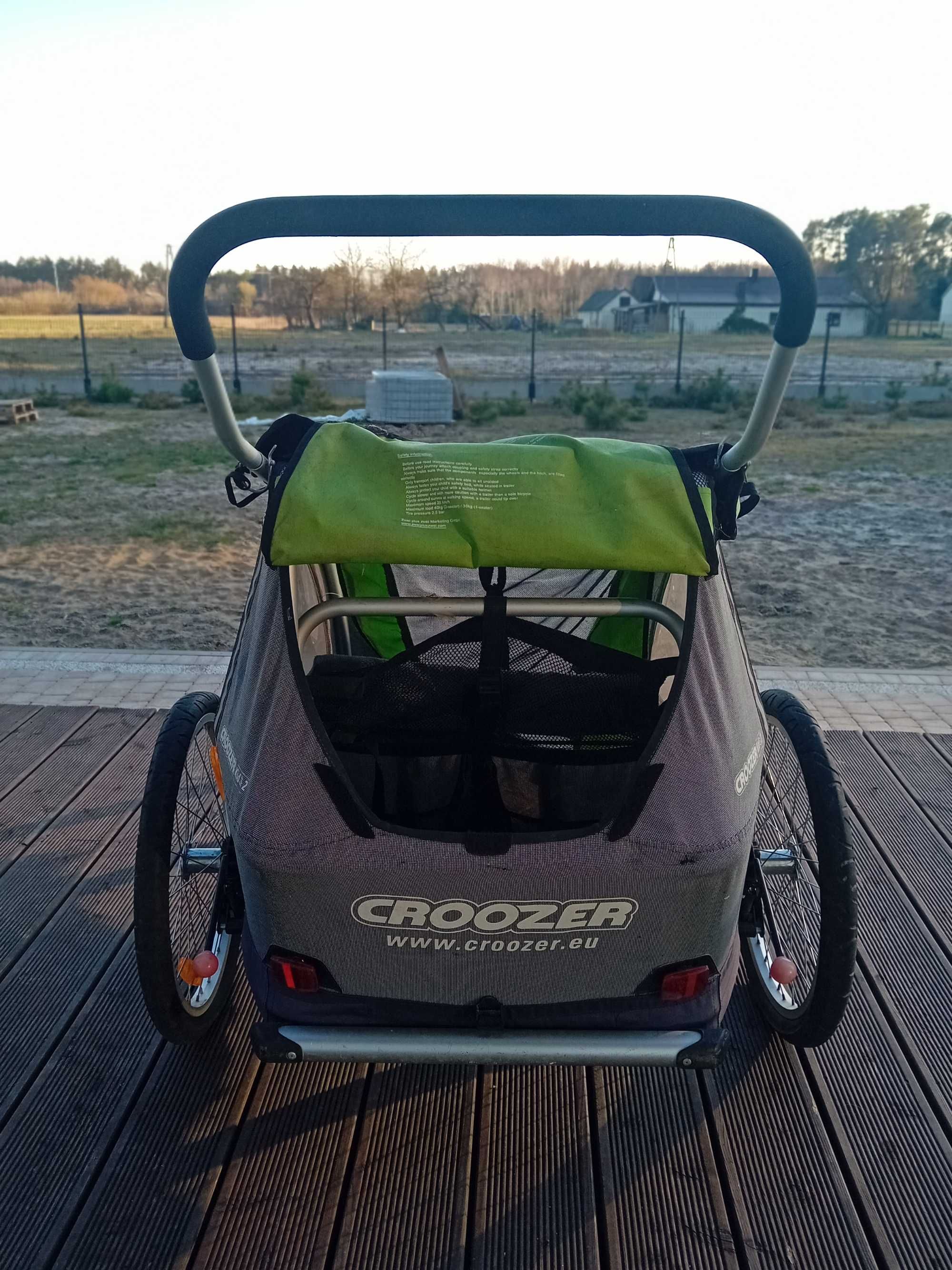 Przyczepka rowerowa Croozer Kid 2 podwójna