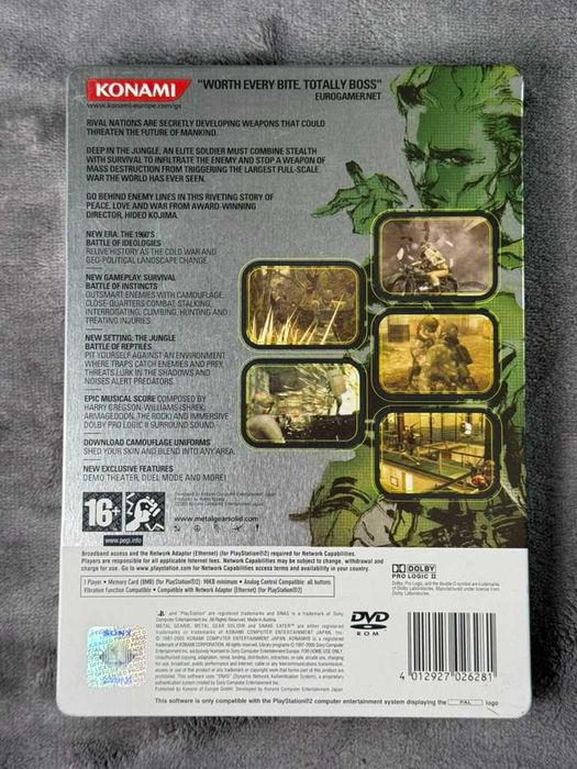 Metal Gear Solid 3 Snake Eater – Limited Metal Edition (PS2) Steelbook