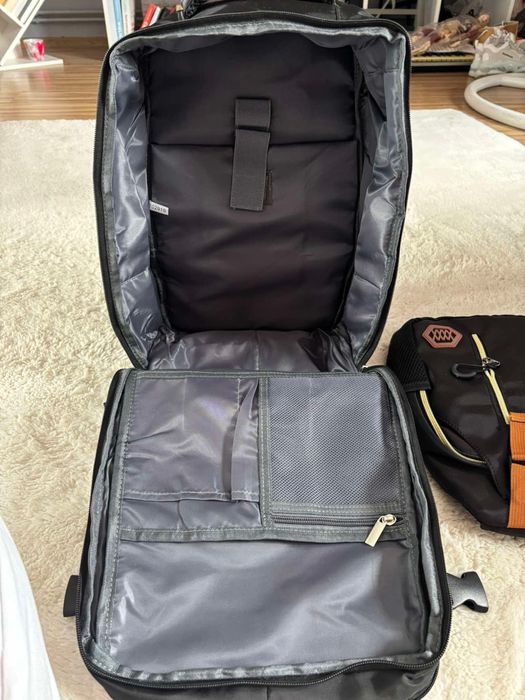 Plecak samolotowy torba na klatke piersiowa bagaz kabinowy jako zestaw