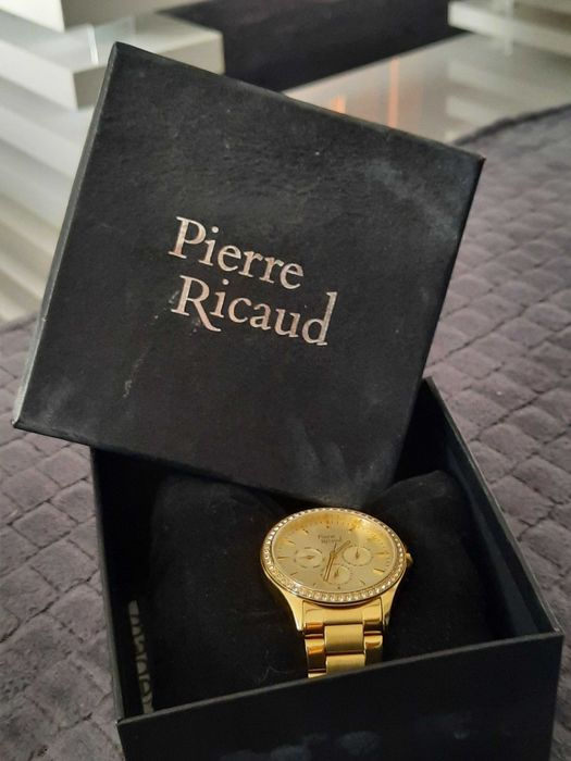 Zegarek złoty Pierre Ricaud