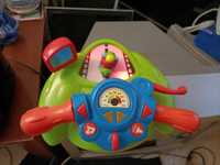 Brinquedo para Crianças Volante de Mota com Luz e Barulho