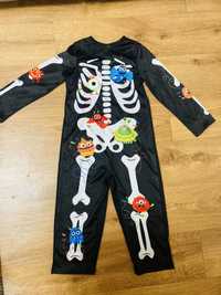 Карнавальный костюм скелет на хеллоуин на мальчика 1,5 2 3 года