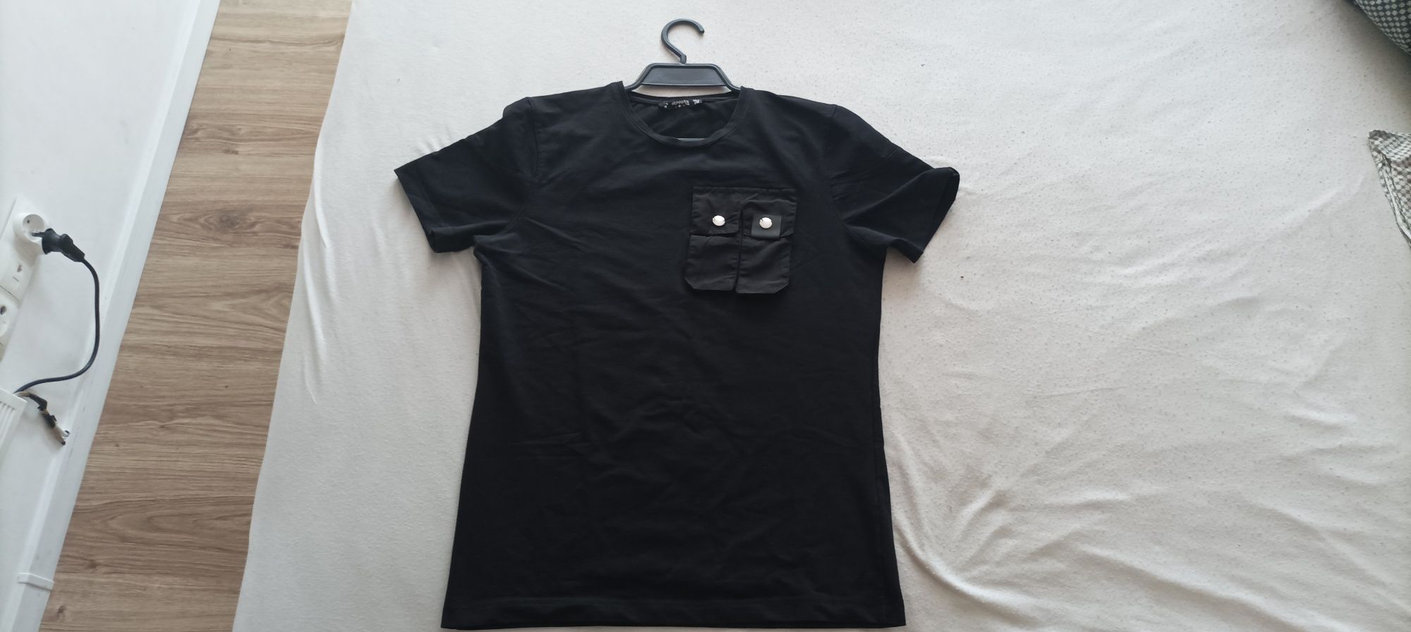 Koszulka M młodzieżowa Czarna t-shirt