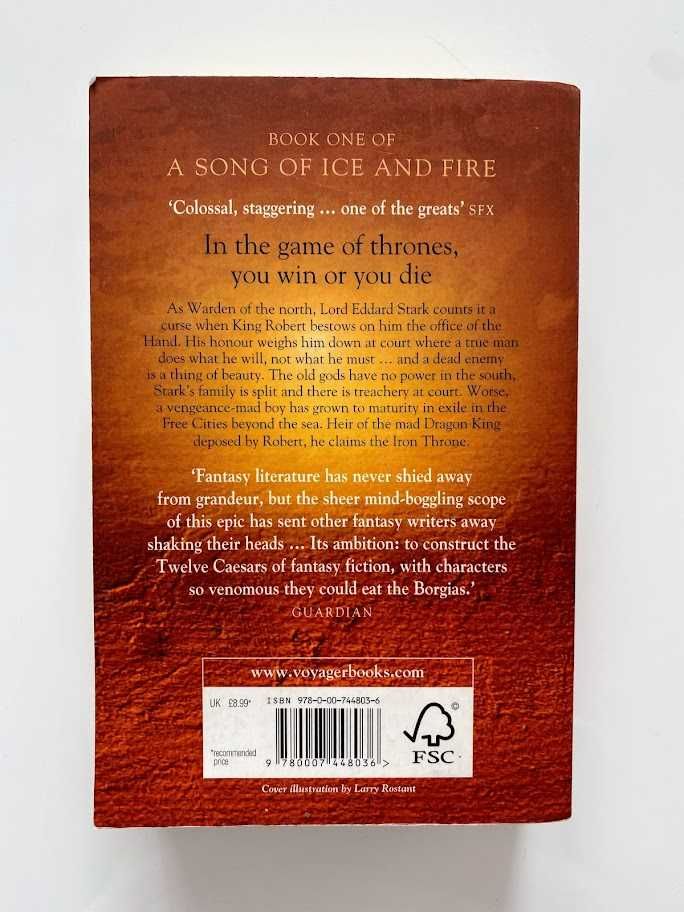 Gra o Tron Game of Thrones George R.R. Martin