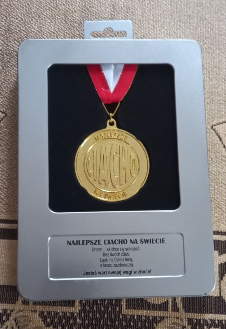 Medal odznaka Najlepsze Ciacho na Świecie