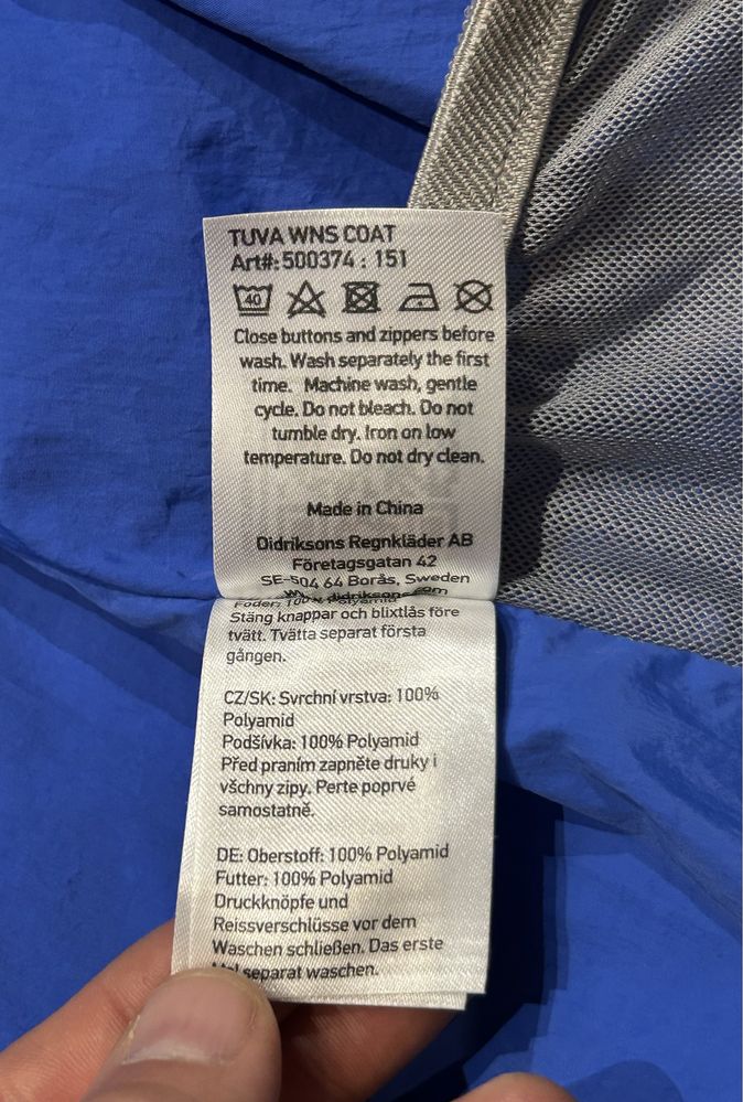 Damska Kurtka Parka TUVA Coat STORM system Przeciwdeszczowa roz 44