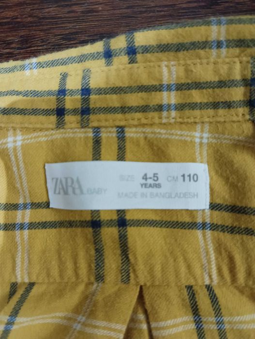 Camisa de xadrez menino-Zara